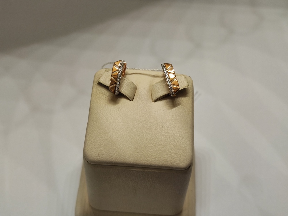 СЕРЬГИ С КАМНЯМИ (Au 585)