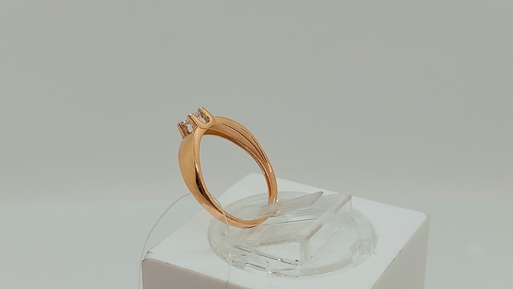 КОЛЬЦО С КАМНЕМ (Au 585)