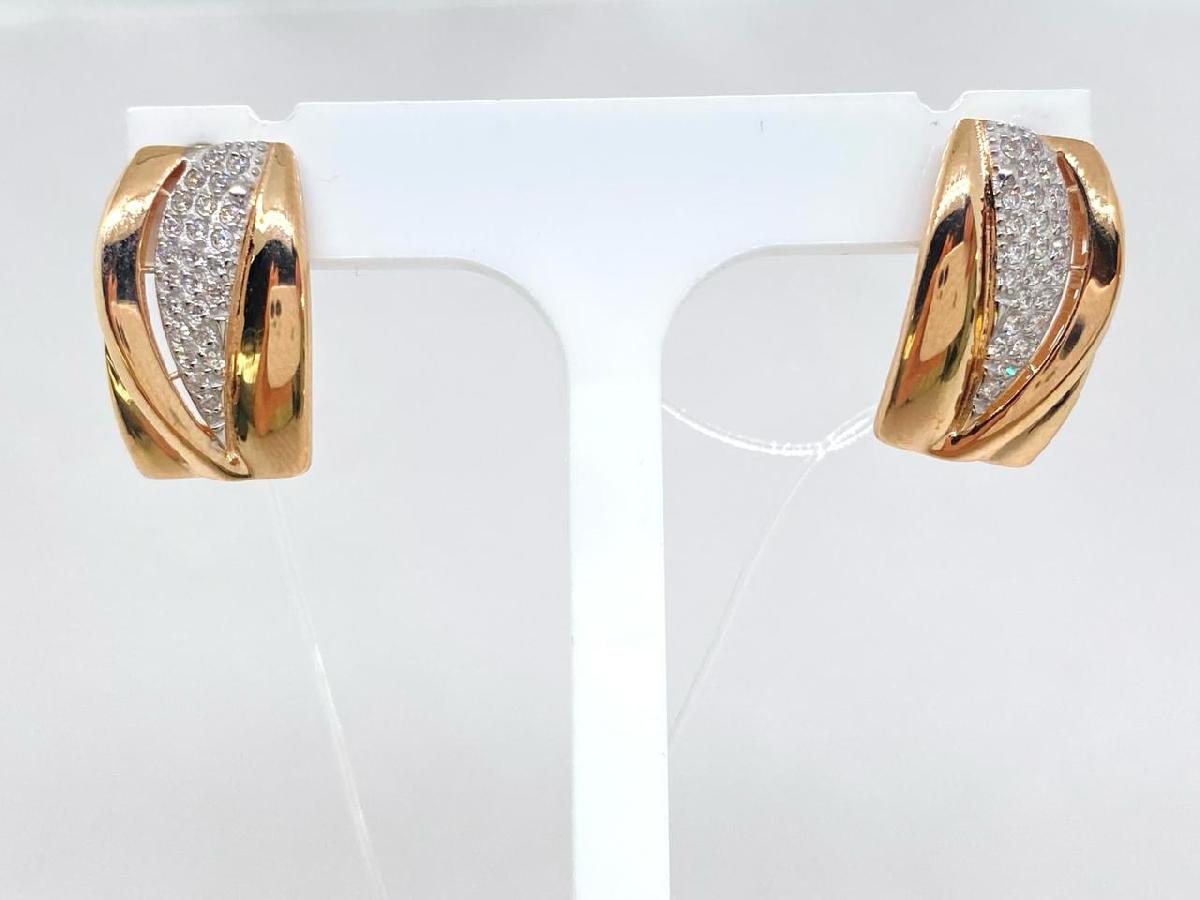 СЕРЬГИ С КАМНЯМИ (Au 585)