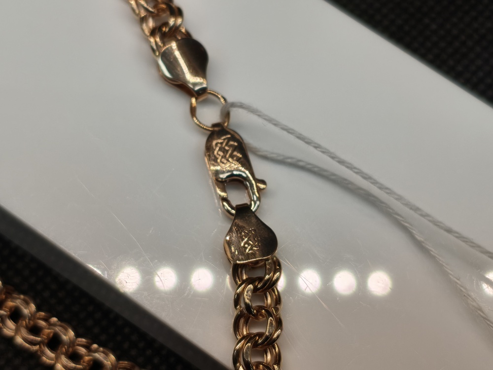 ЦЕПЬ ПУСТОТЕЛАЯ Бисмарк (Au 585)