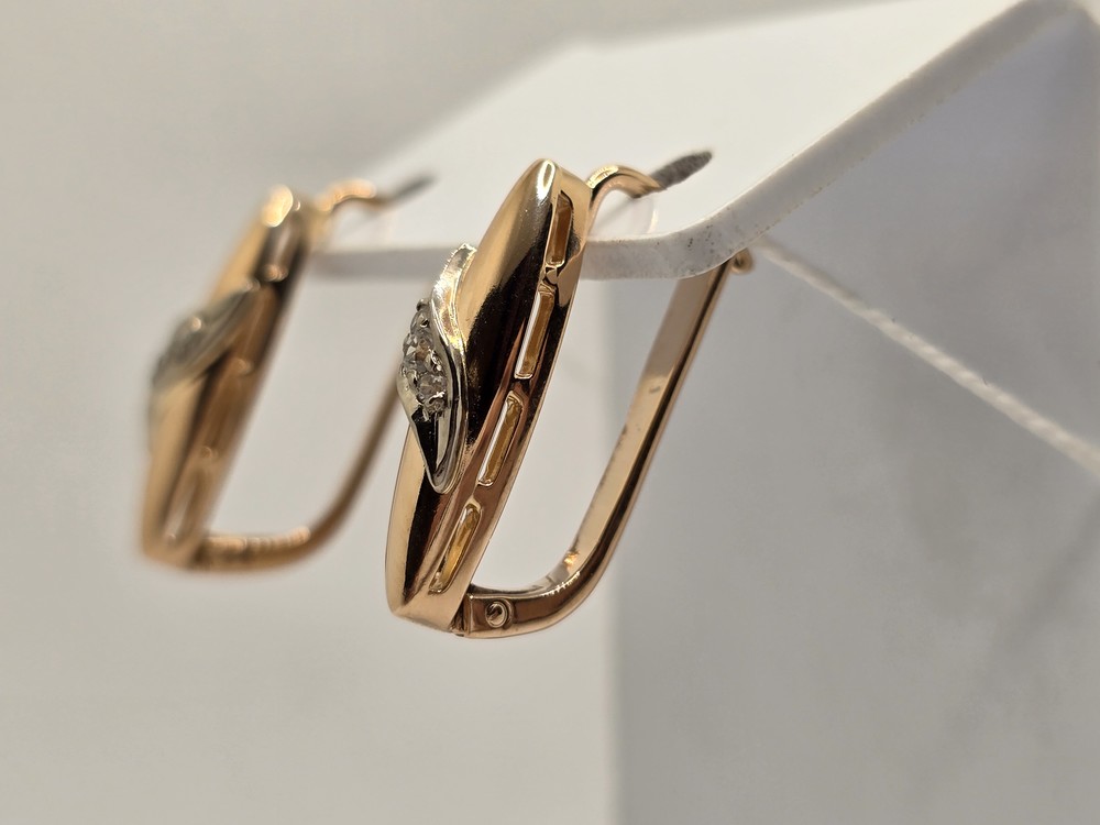 СЕРЬГИ С КАМНЯМИ (Au 585)