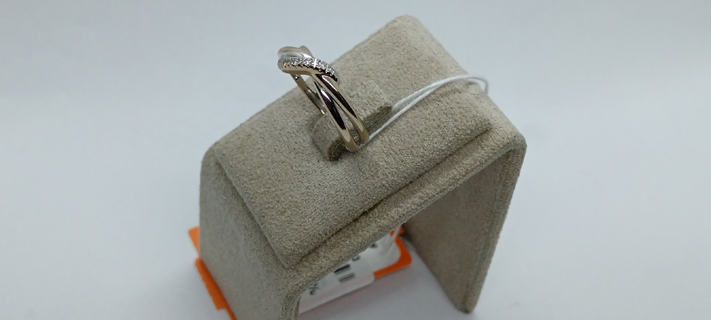 КОЛЬЦО БРИЛЛИАНТ Au 750