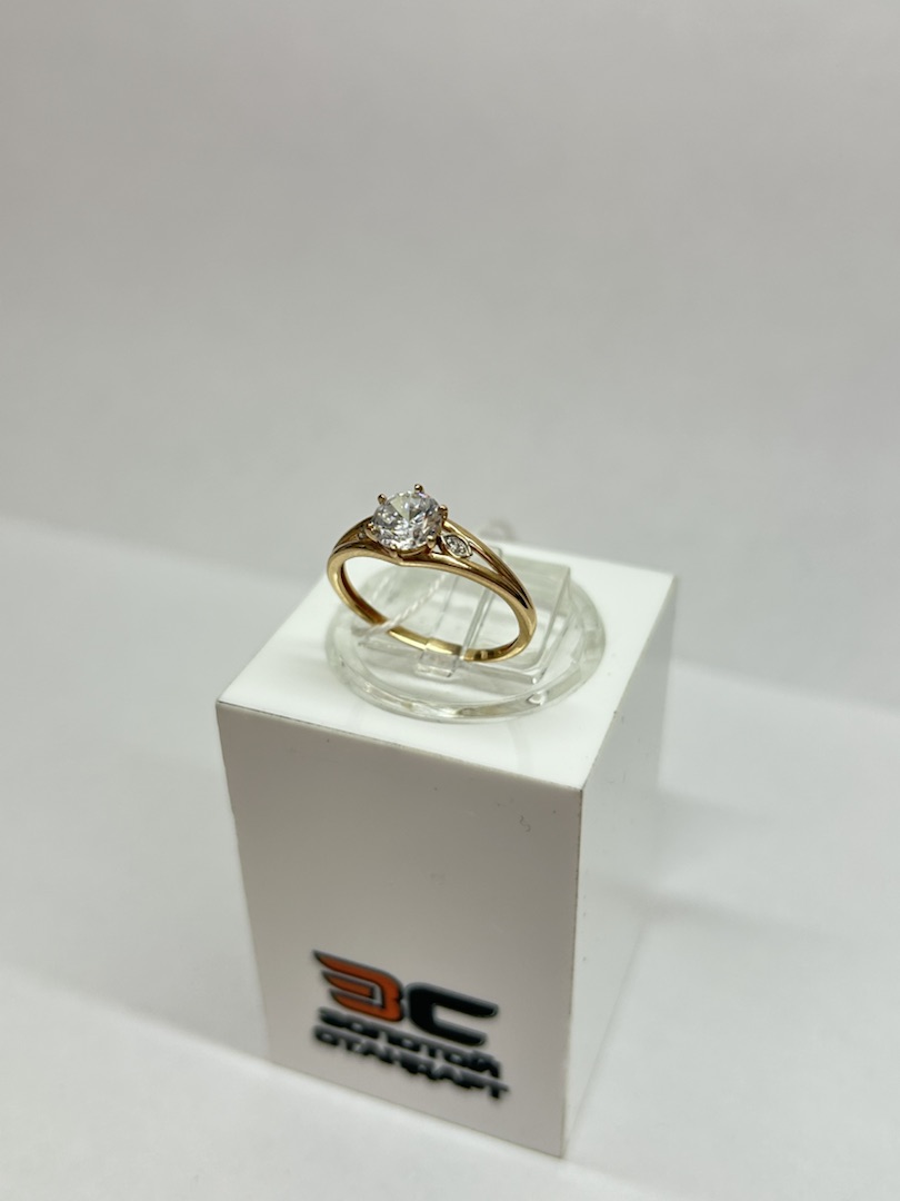 КОЛКМИ585 КОЛЬЦО С КАМНЯМИ (Au 585)