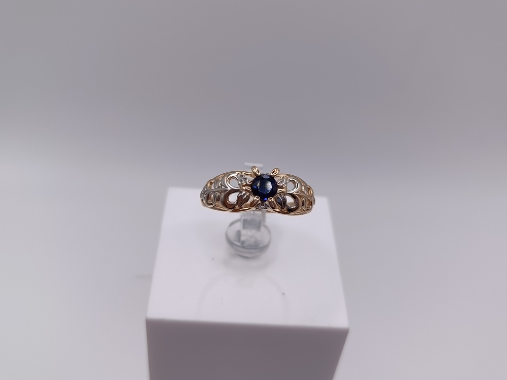 КОЛКМИ585 КОЛЬЦО С КАМНЯМИ (Au 585)