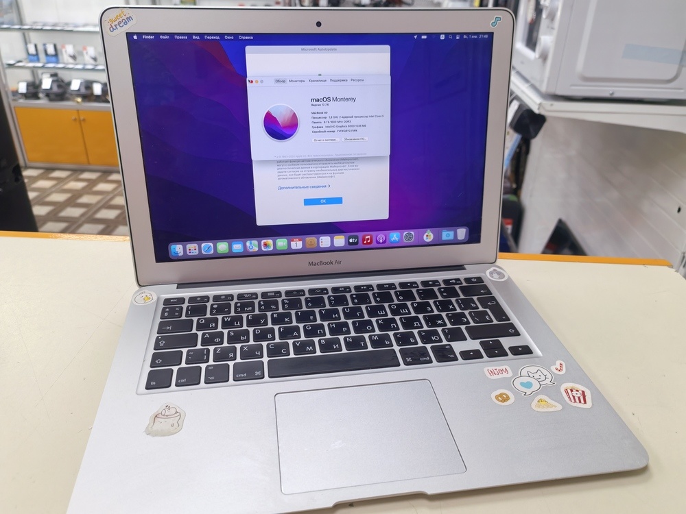 Ноутбук Apple MacBookAir i5-13 дюймов(2017) A1466