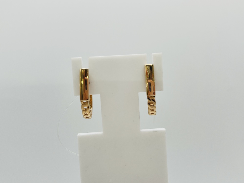 СЕРЬГИ БЕЗ КАМНЯ (Au 585)