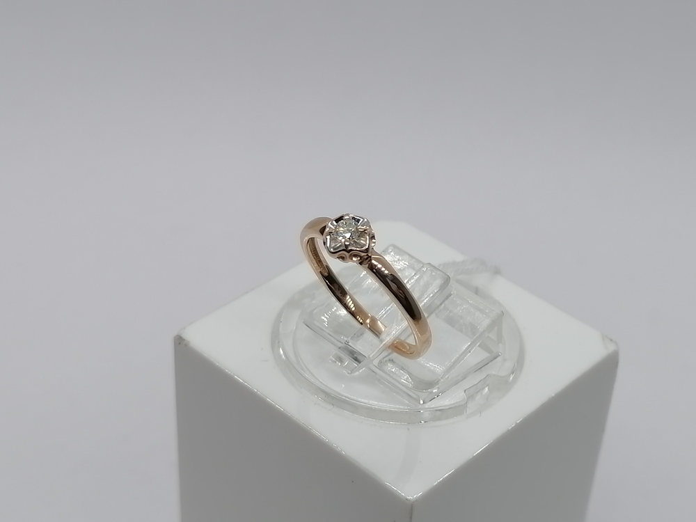 КОЛЬЦО БРИЛЛИАНТ Au 585