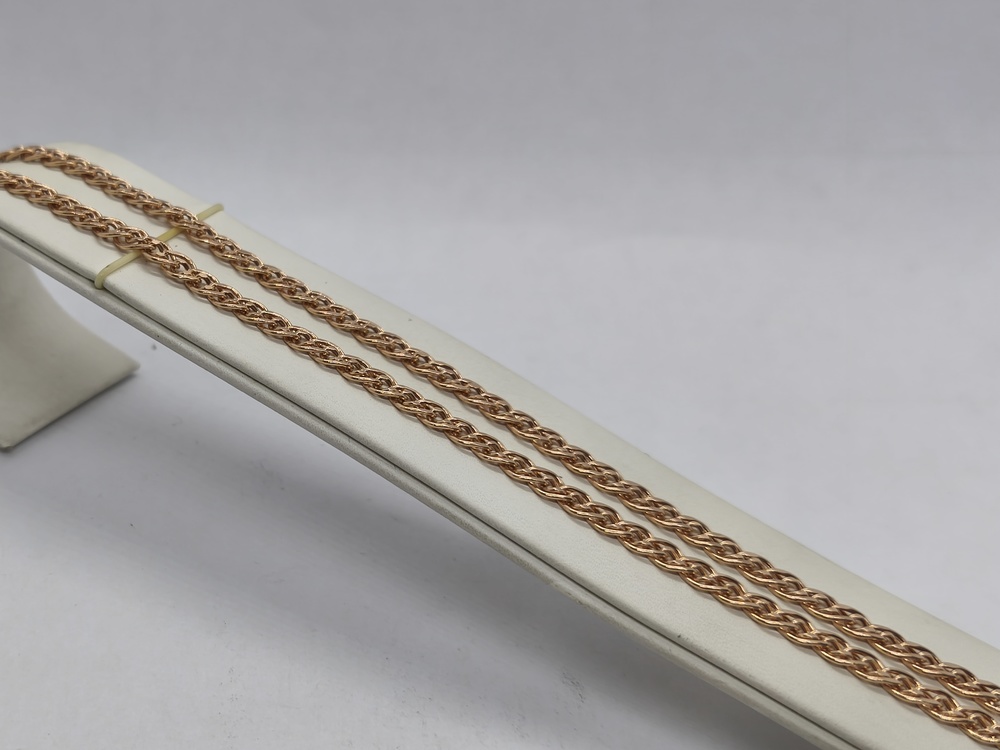 ЦЕПЬ ПУСТОТЕЛАЯ Лав (Au 585)