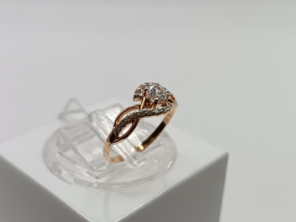 КОЛКМИ585 КОЛЬЦО С КАМНЯМИ (Au 585)