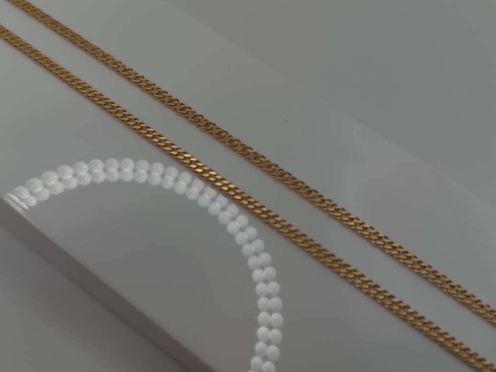 ЦЛР2585 ЦЕПЬ ПОЛНОВЕСНАЯ Ромб двойной (Au 585)