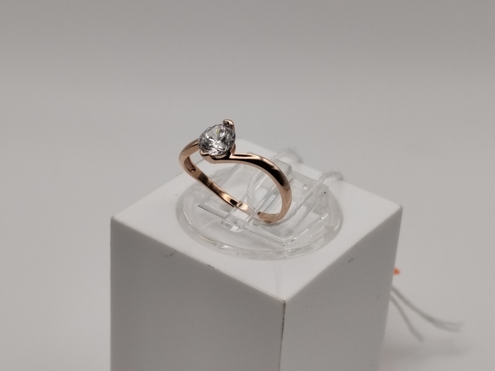 КОЛКМ585 КОЛЬЦО С КАМНЕМ (Au 585)