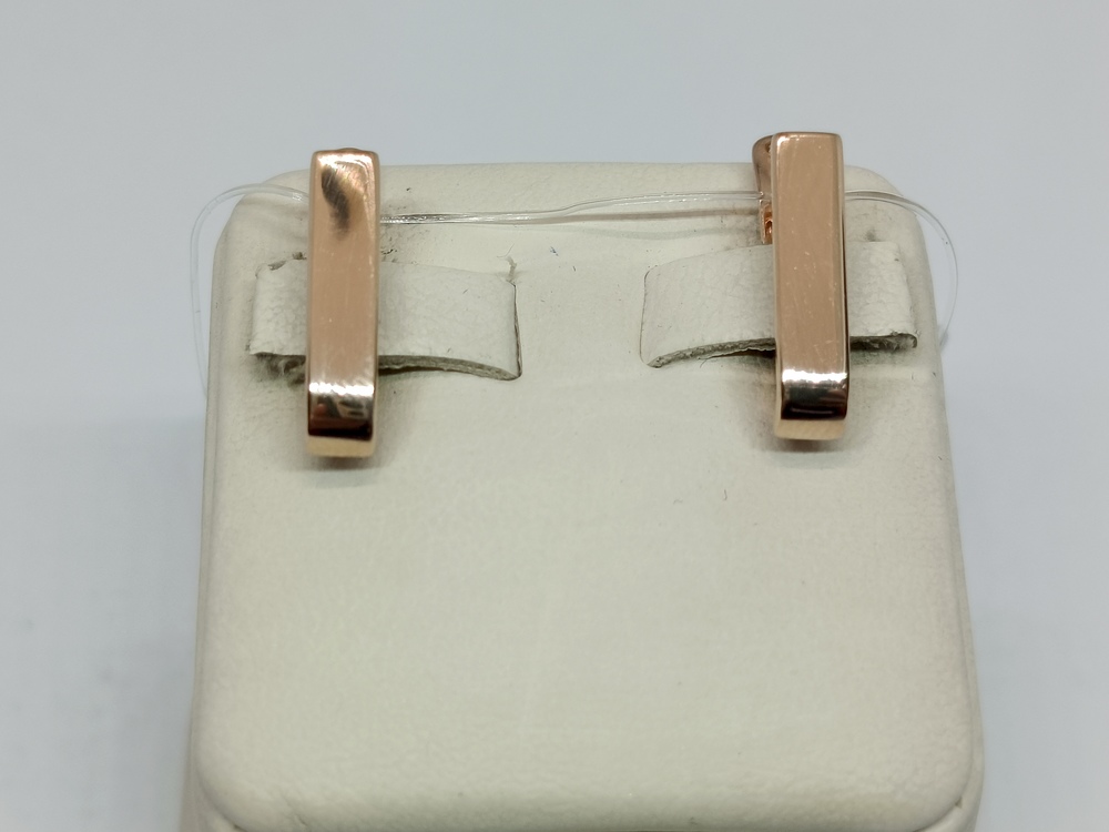 СЕРЬГИ БЕЗ КАМНЯ (Au 585)