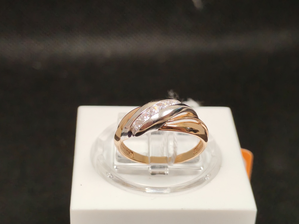 КОЛКМИ585 КОЛЬЦО С КАМНЯМИ (Au 585)