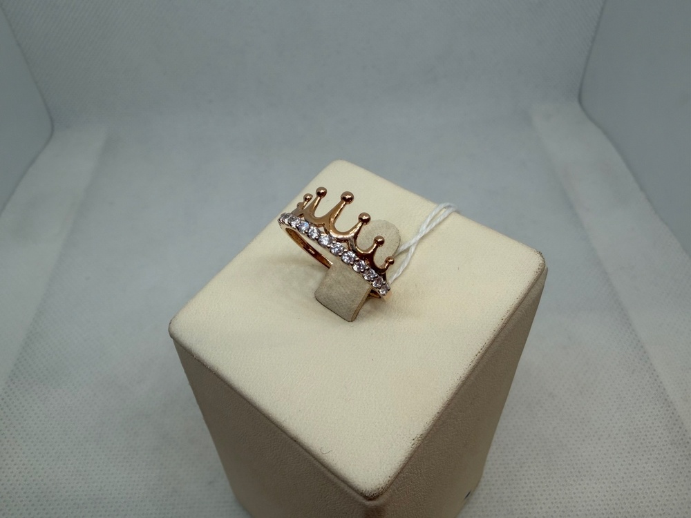 КОЛКМИ585 КОЛЬЦО С КАМНЯМИ (Au 585)