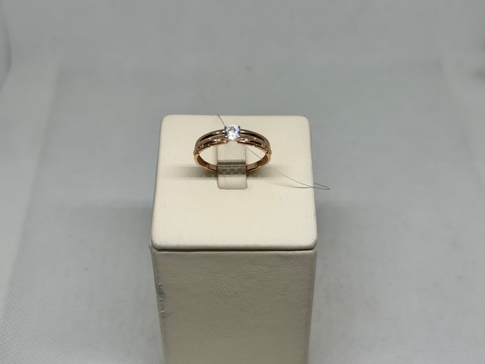 КОЛЬЦО С КАМНЕМ (Au 585)