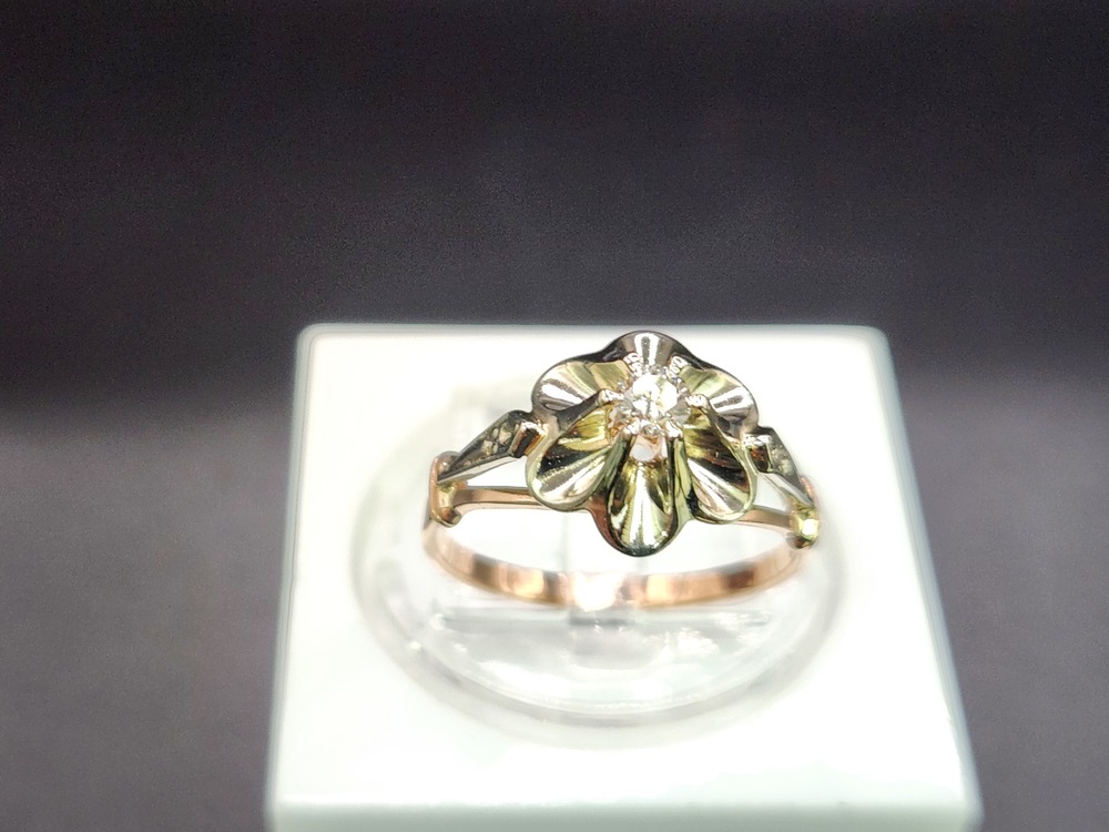 КОЛЬЦО БРИЛЛИАНТ Au 585