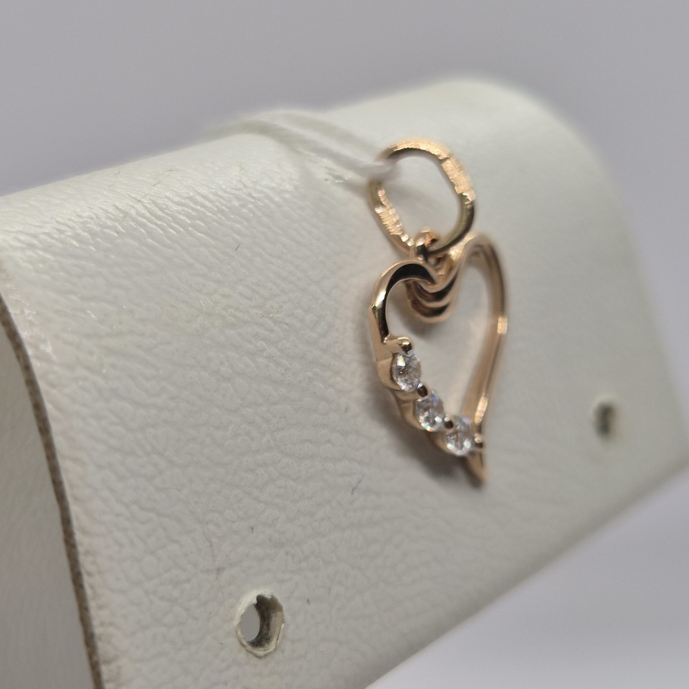 ПОДКМИ585 ПОДВЕСКА С КАМНЯМИ (Au 585)