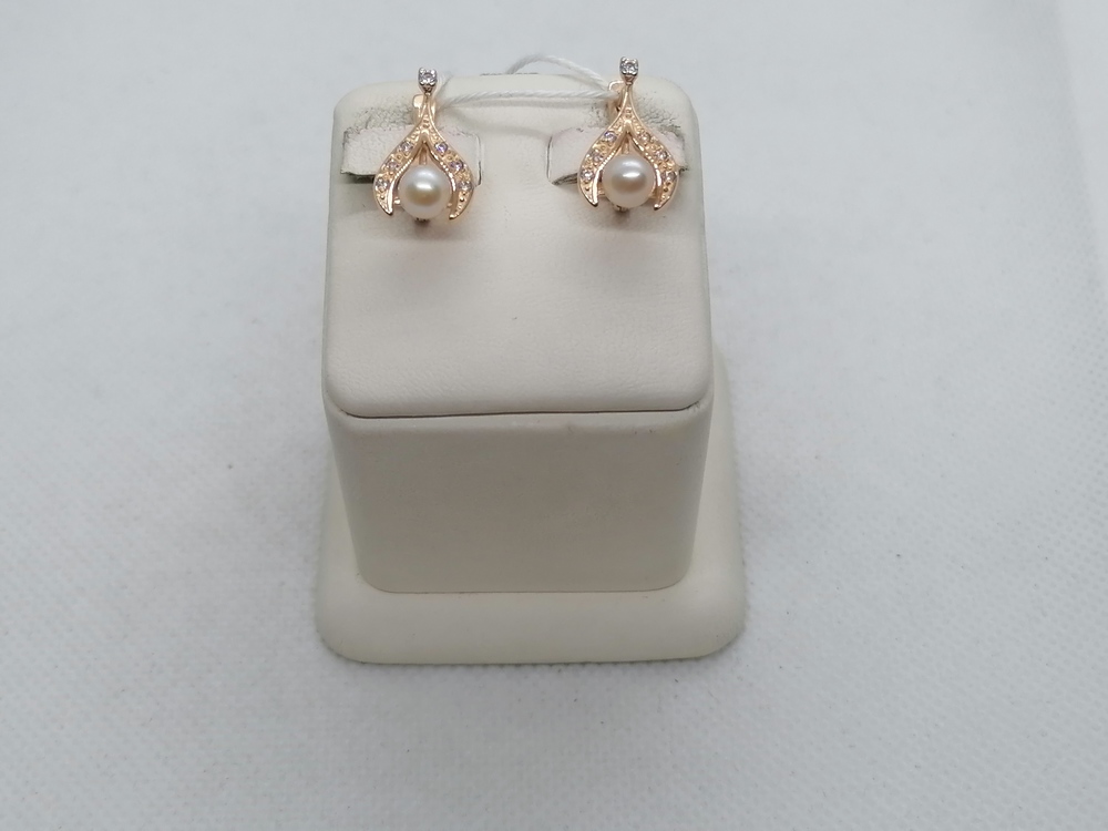 СЕРЬГИ С КАМНЯМИ (Au 585)