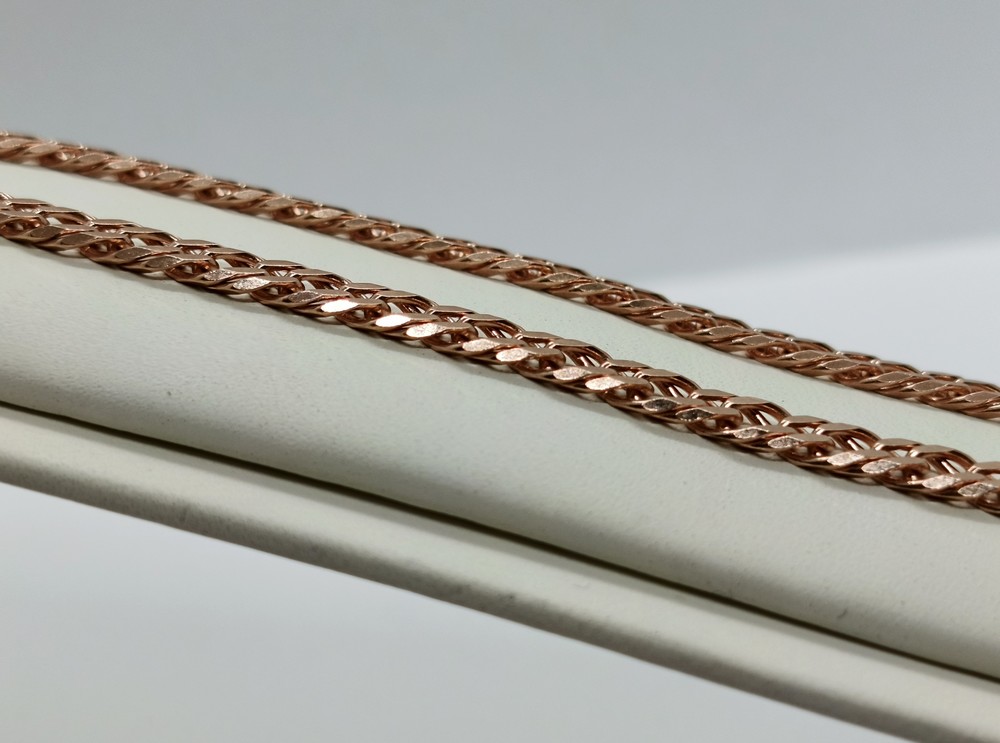 ЦЕПЬ ПОЛНОВЕСНАЯ Ромб двойной (Au 585)