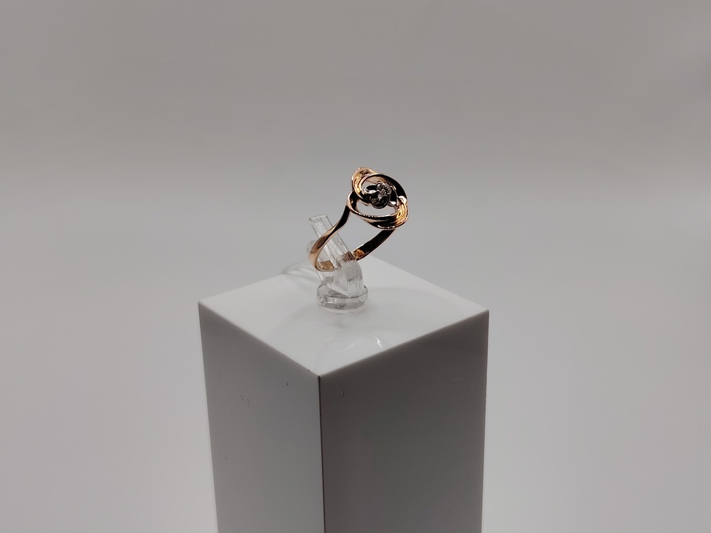 КОЛЬЦО БРИЛЛИАНТ Au 585