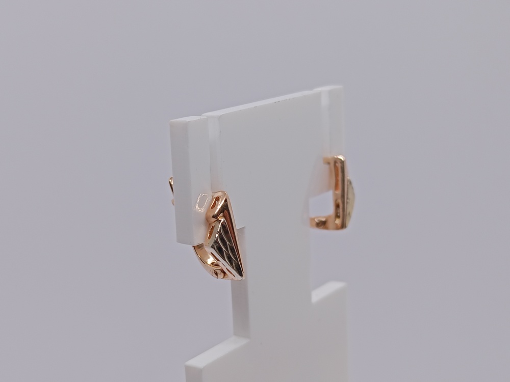 СЕРЬГИ БЕЗ КАМНЯ (Au 585)