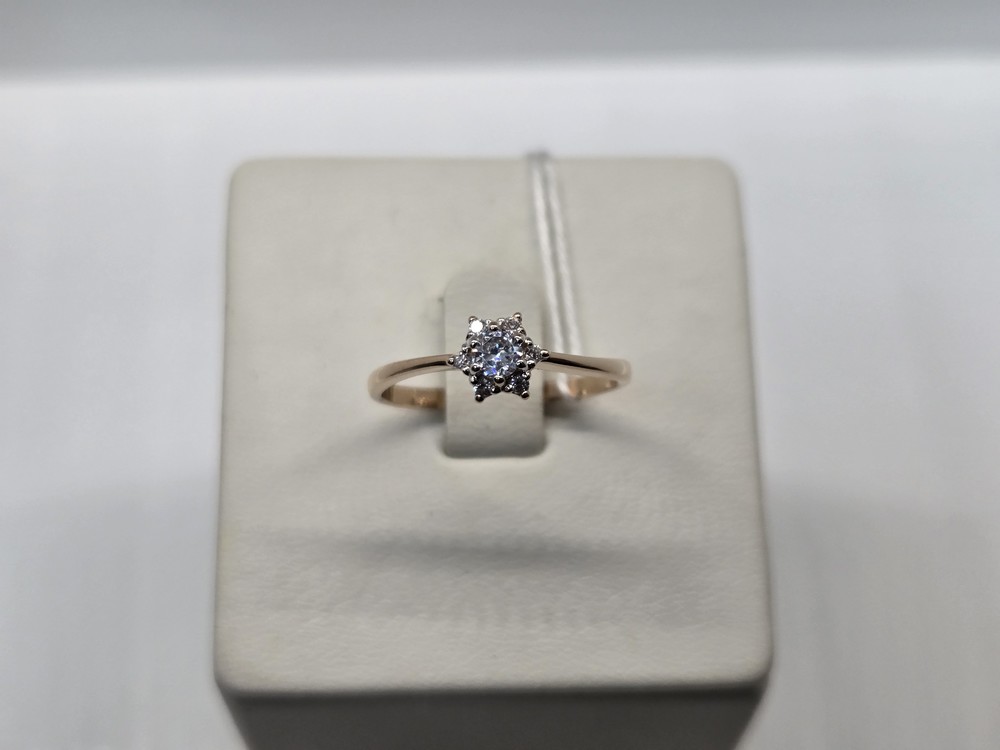 КОЛКМИ585 КОЛЬЦО С КАМНЯМИ (Au 585)