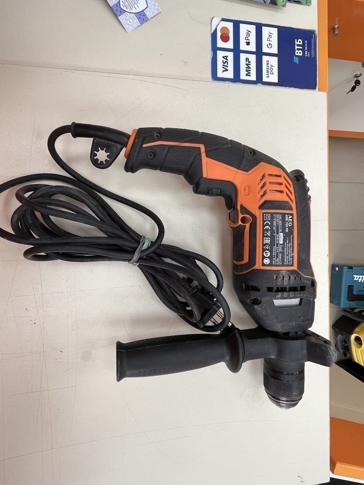 Дрель-ударная AEG SBE 705RE