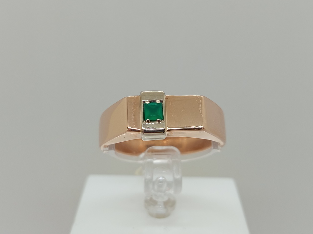 КОЛЬЦО ПЕЧАТКА с камнем (Au 585)