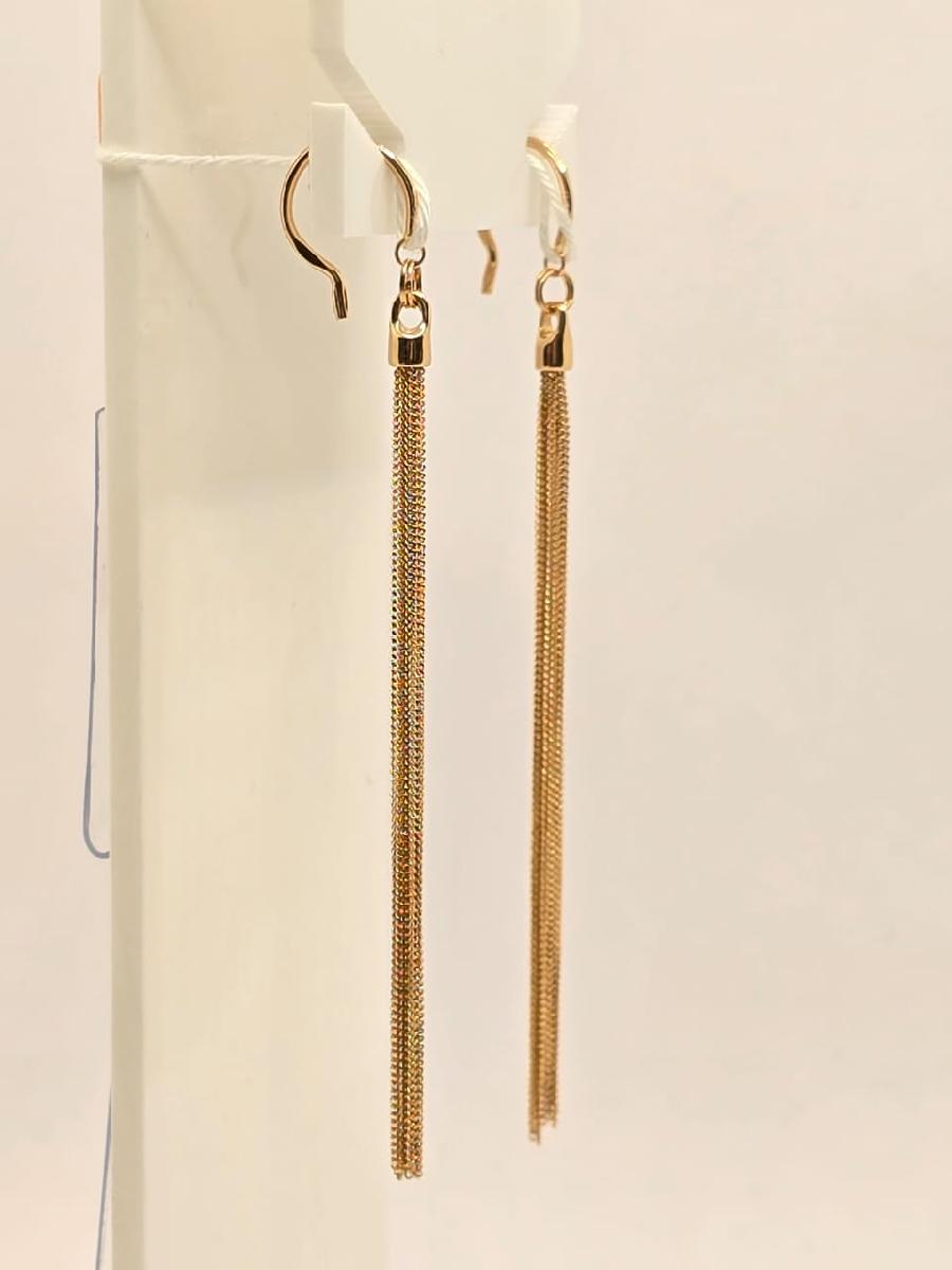 СЕРЬГИ БЕЗ КАМНЯ (Au 585)