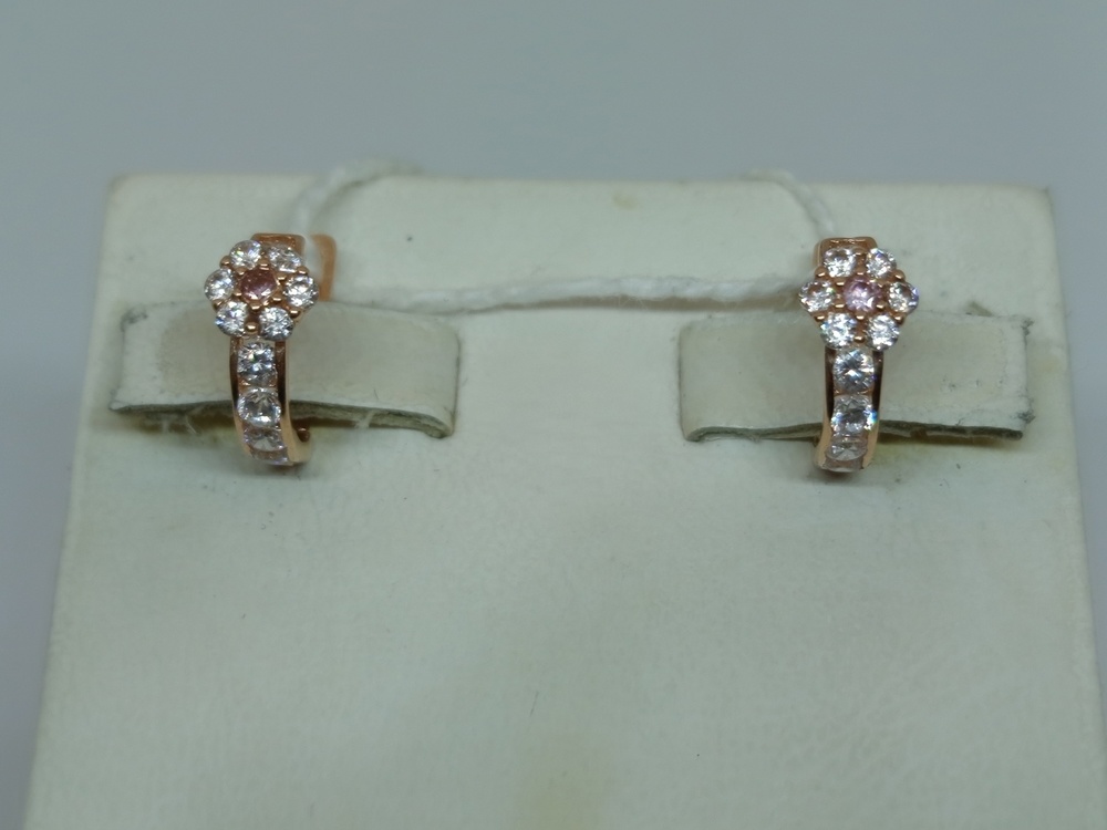 СЕРЬГИ С КАМНЯМИ (Au 585)