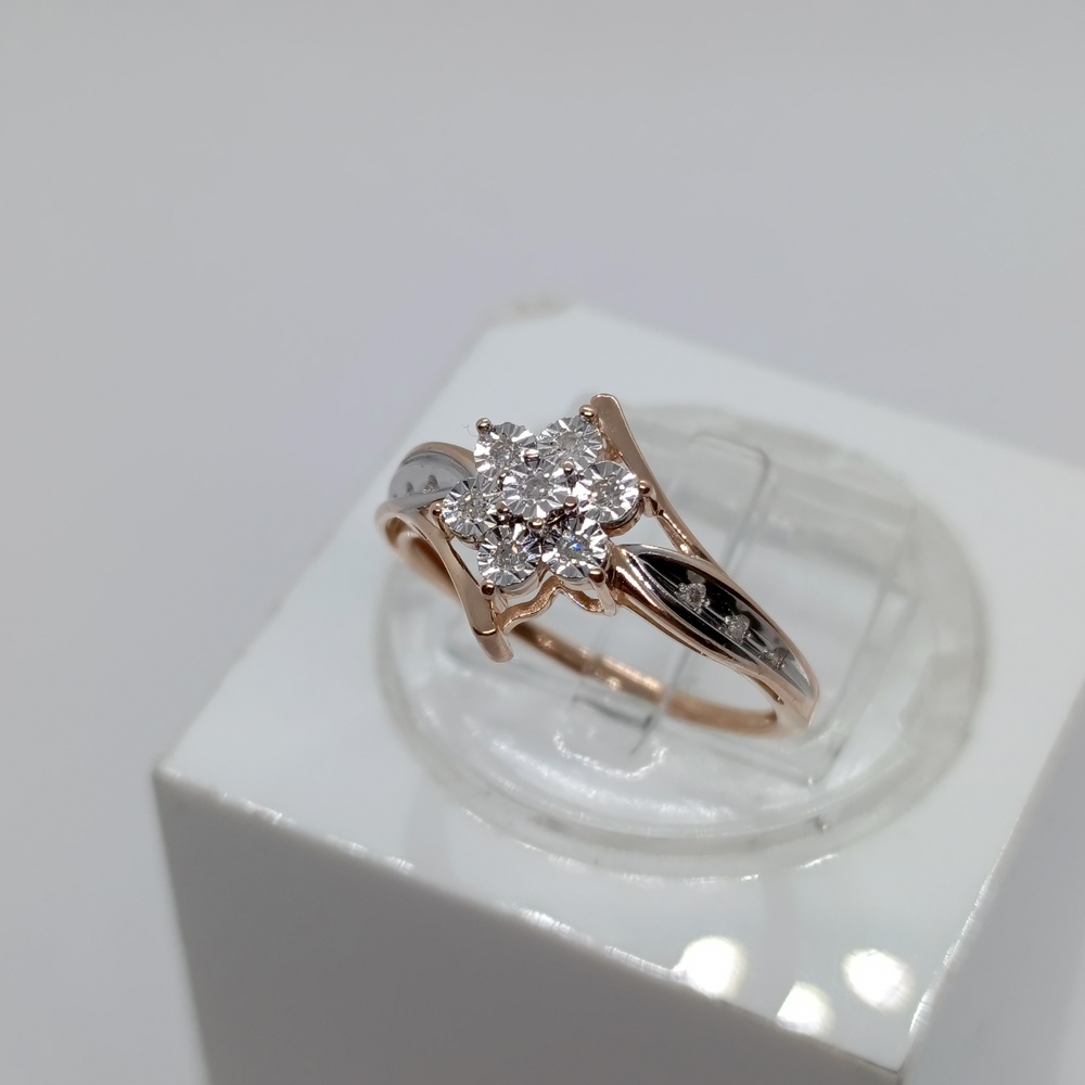 КОЛЬЦО БРИЛЛИАНТ Au 585