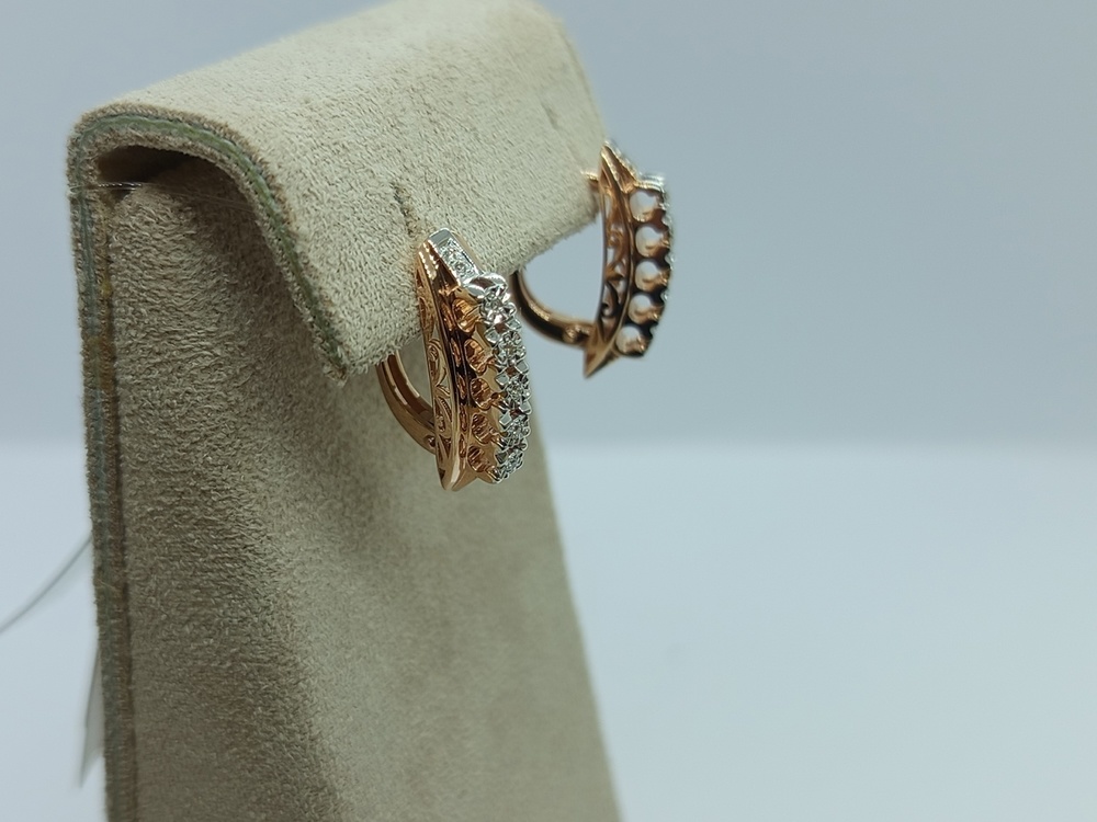 СЕРЬГИ БРИЛЛИАНТ (Au 585)