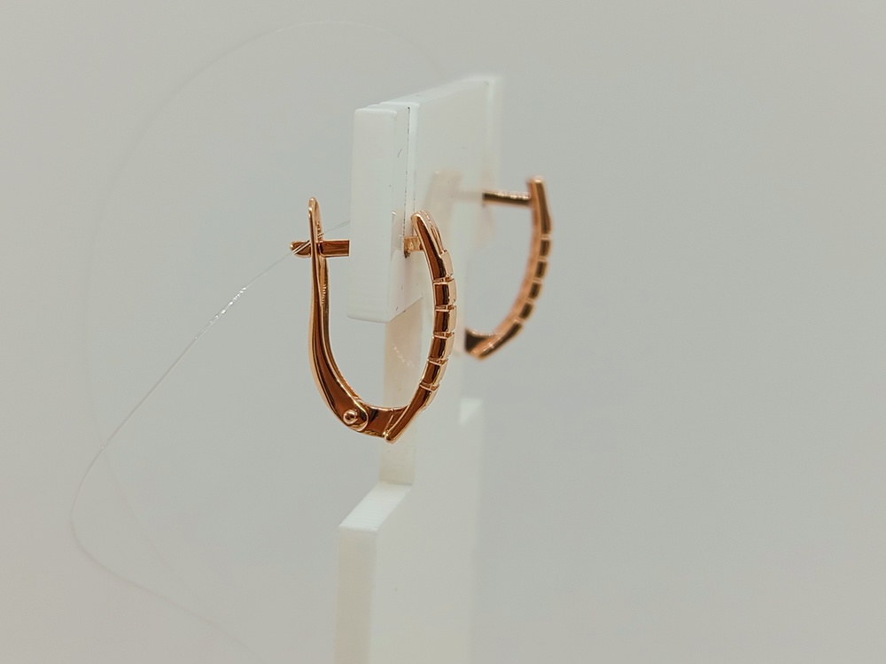 СЕРЬГИ БЕЗ КАМНЯ (Au 585)