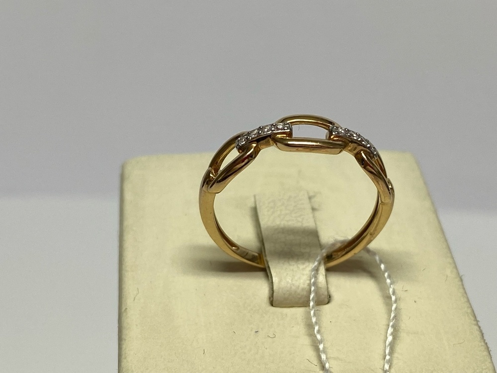 КОЛКМИ585 КОЛЬЦО С КАМНЯМИ (Au 585)