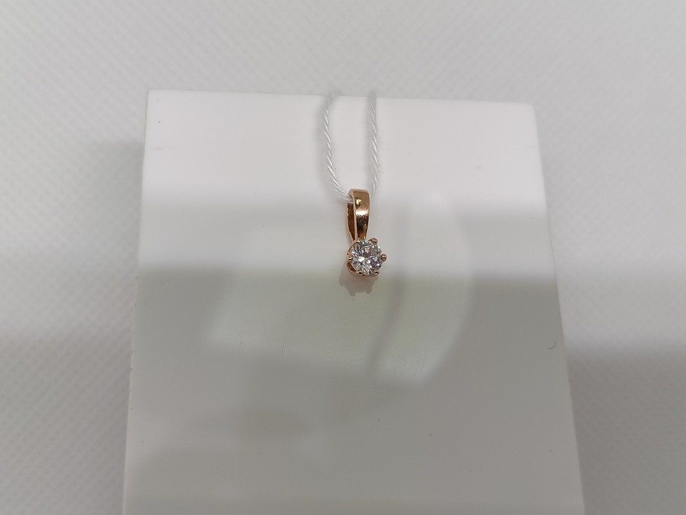 ПОДКМ585 ПОДВЕСКА С КАМНЕМ (Au 585)