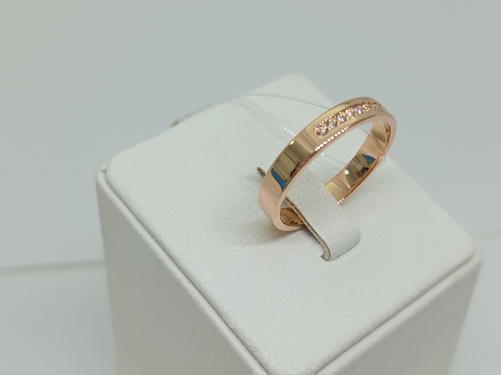 КОЛЬЦО Обручальное БРИЛЛИАНТ (Au 585)