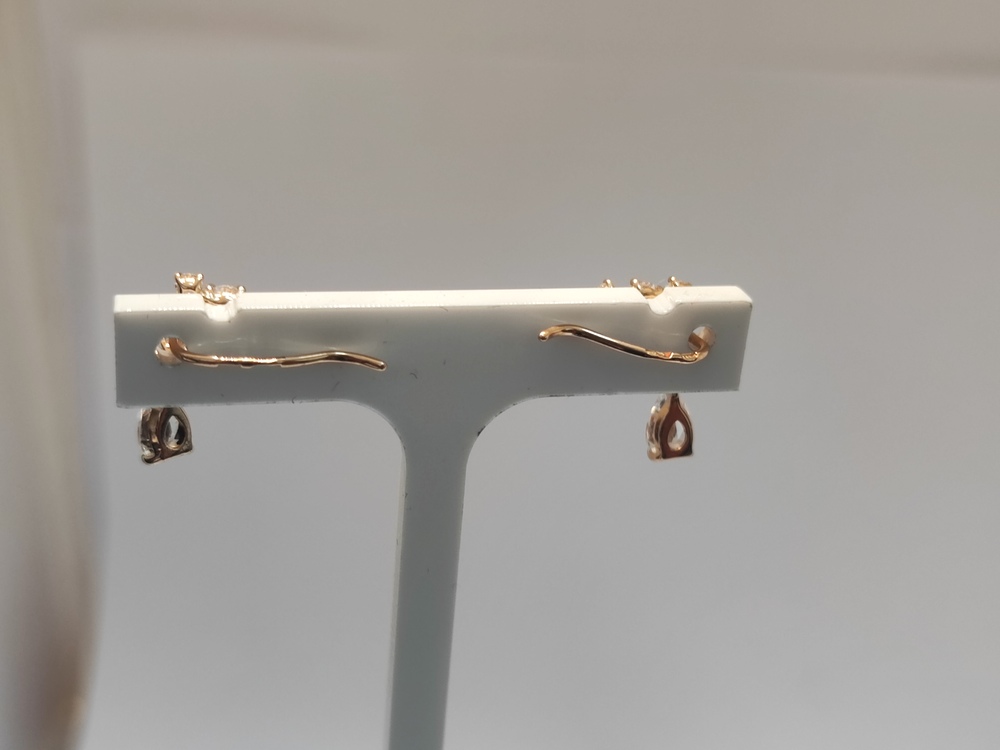 СЕРЬГИ С КАМНЯМИ (Au 585)