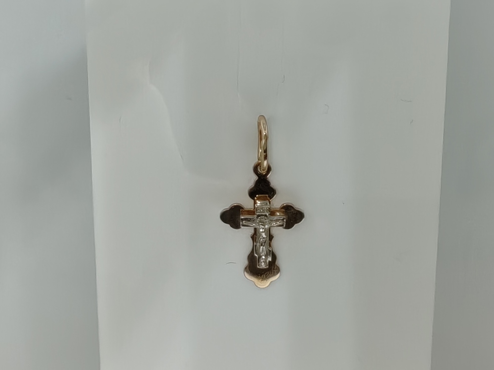 810-00328-10-00-00-00 ПОДВЕСКА КРЕСТ (Au 585)