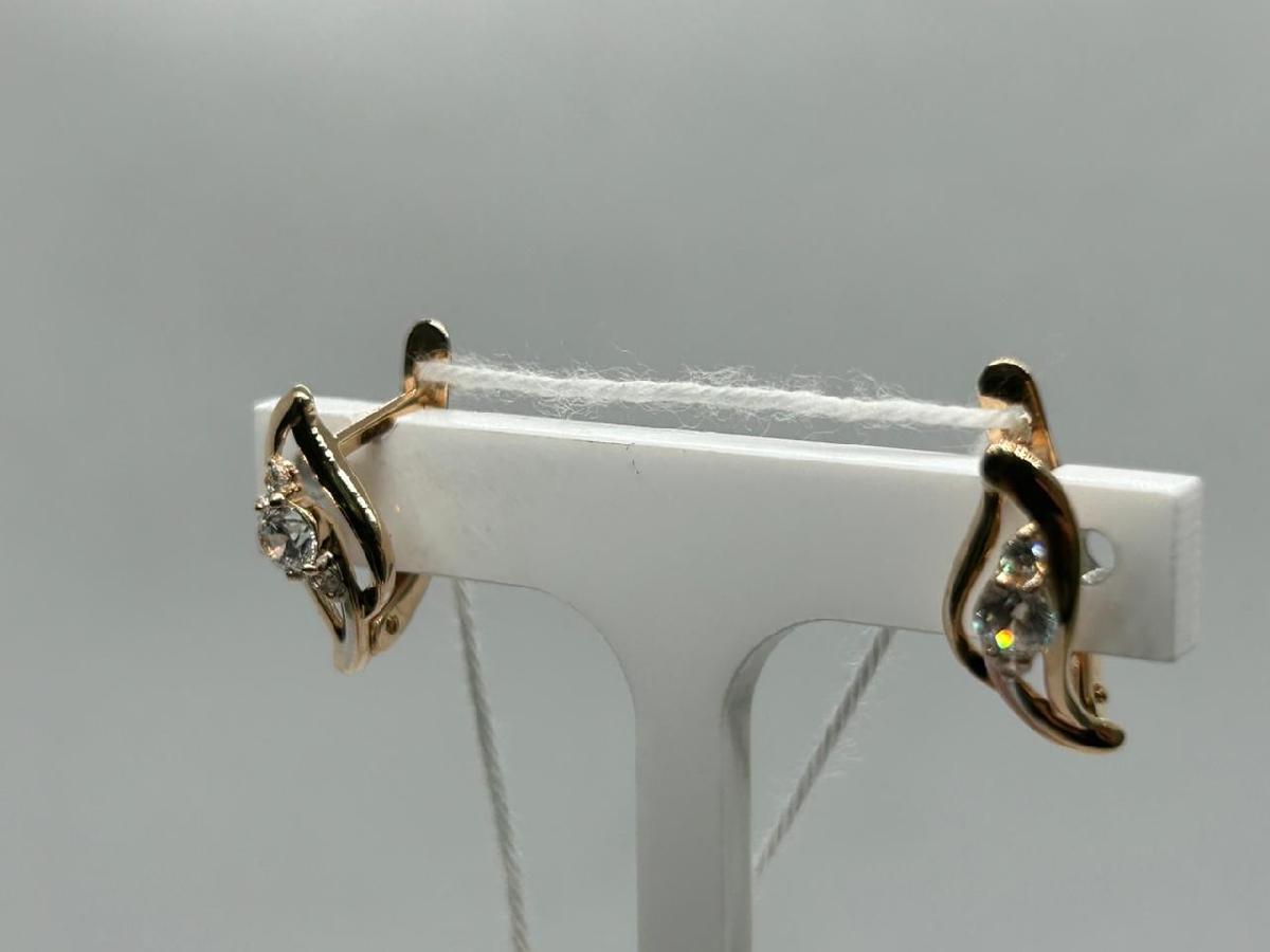 СЕРЬГИ С КАМНЯМИ (Au 585)