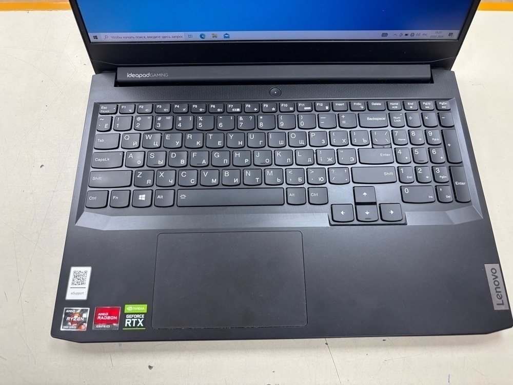 Ноутбук Lenovo; Ryzen 5 5600H, GeForce RTX 3050, 16 Гб, 500 Гб, Нет