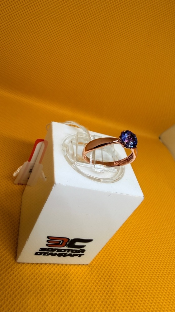 КОЛКМ585 КОЛЬЦО С КАМНЕМ (Au 585)