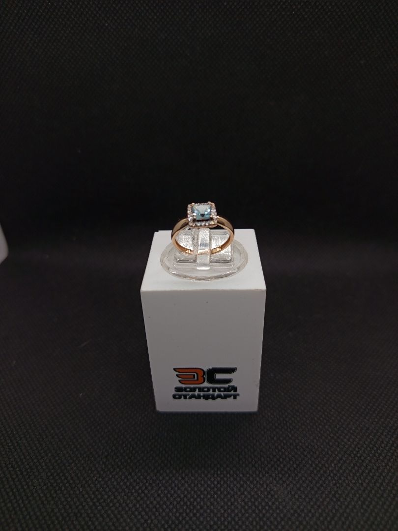 КОЛКМИ585 КОЛЬЦО С КАМНЯМИ (Au 585)