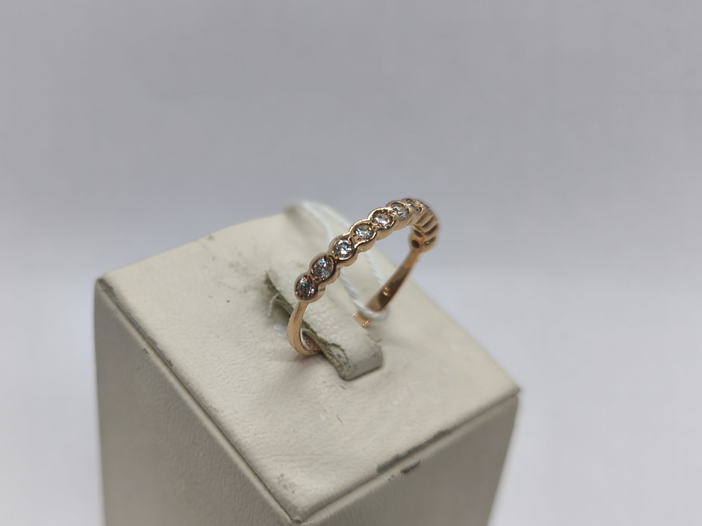 КОЛКМИ585 КОЛЬЦО С КАМНЯМИ (Au 585)