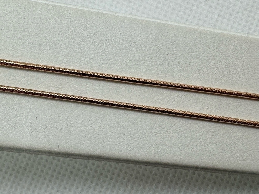 ЦЛЖГ585 ЦЕПЬ ПОЛНОВЕСНАЯ Жгут(снейк) (Au 585)