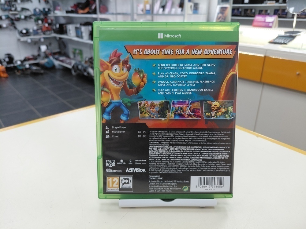 Игра  XBOX Crash Badicoot 4