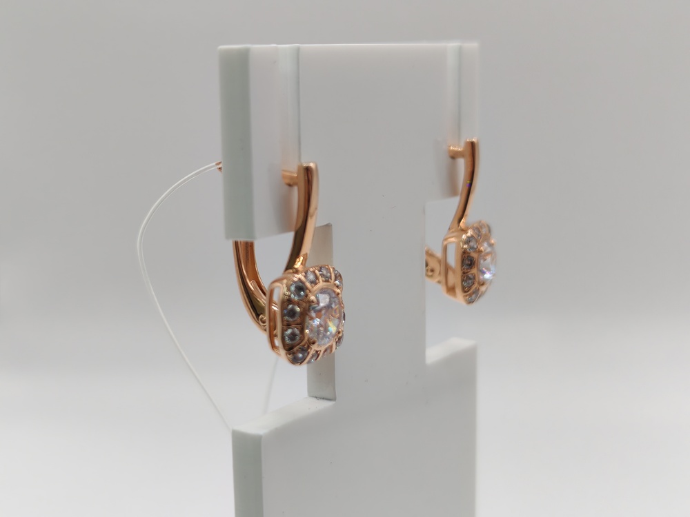 СЕРЬГИ С КАМНЯМИ (Au 585)