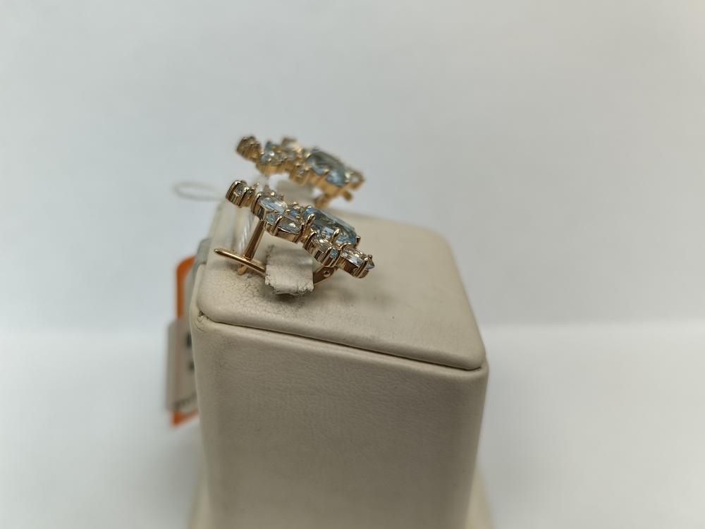 СЕРЬГИ С КАМНЯМИ (Au 585)