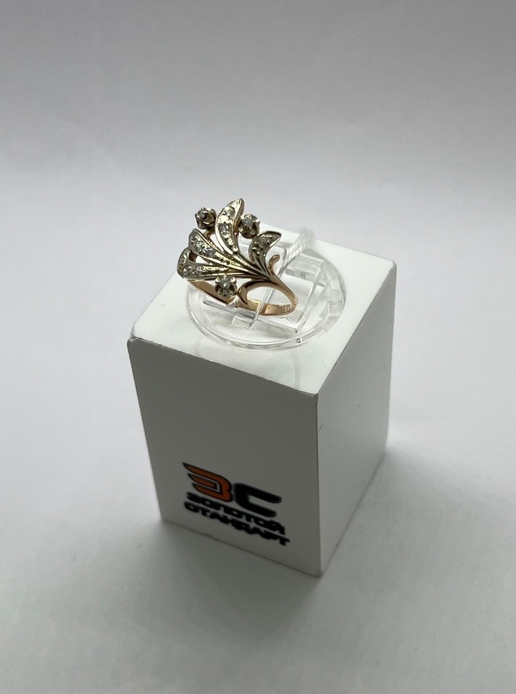 КОЛКМИ585 КОЛЬЦО С КАМНЯМИ (Au 585)