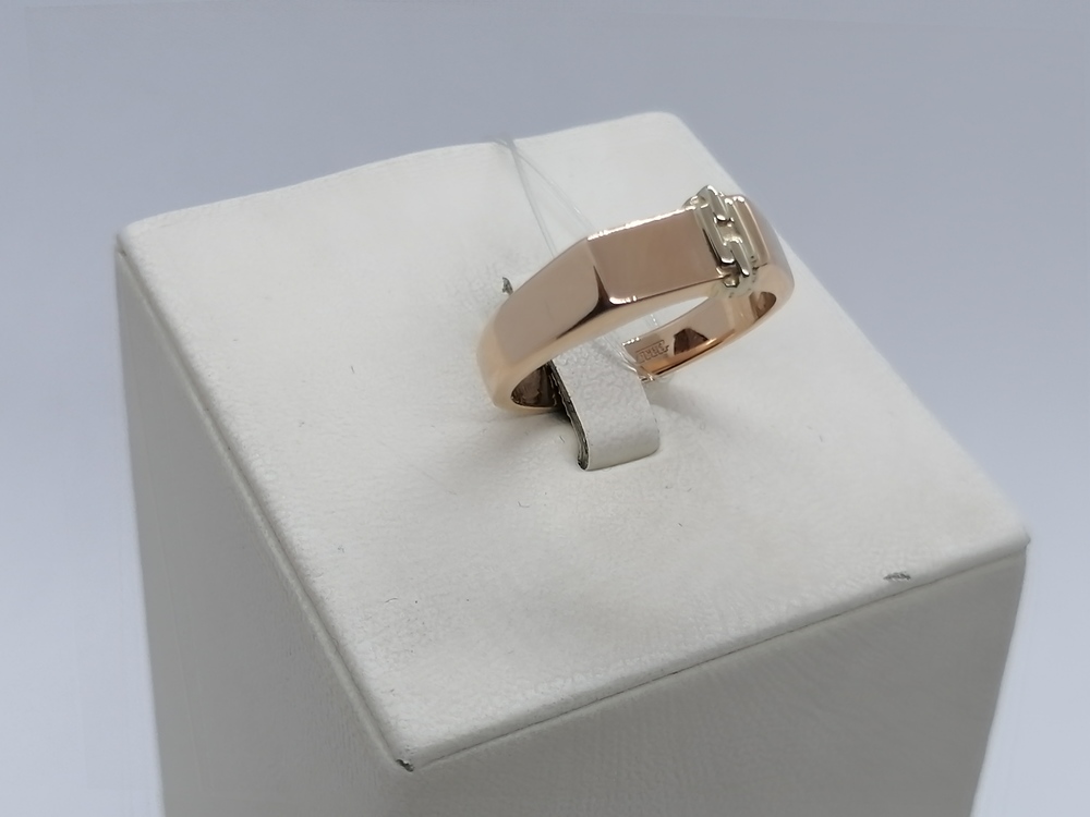 01-0051 КОЛЬЦО ПЕЧАТКА без камня (Au 585)