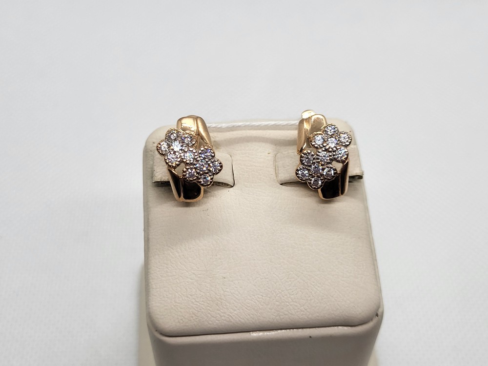 СЕРЬГИ С КАМНЯМИ (Au 585)